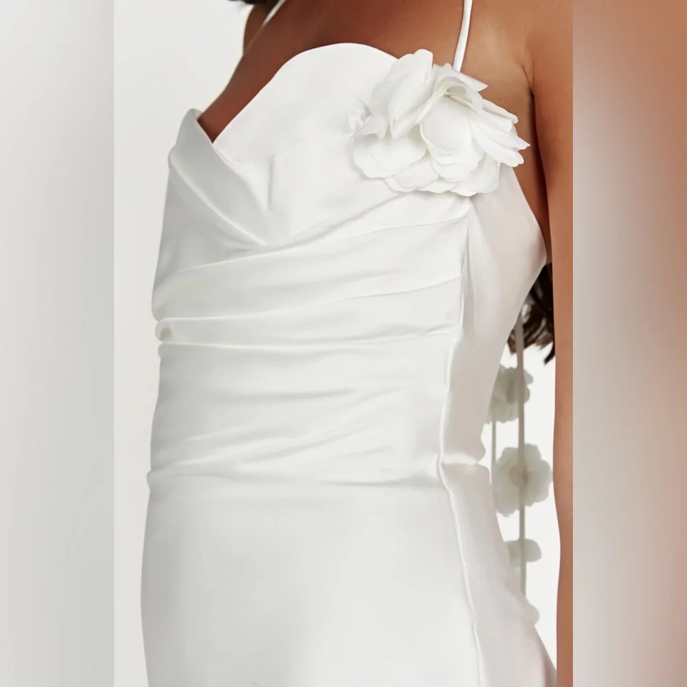 Meshki Otillie Rose Halter Mini Dress - Picture 5 of 8